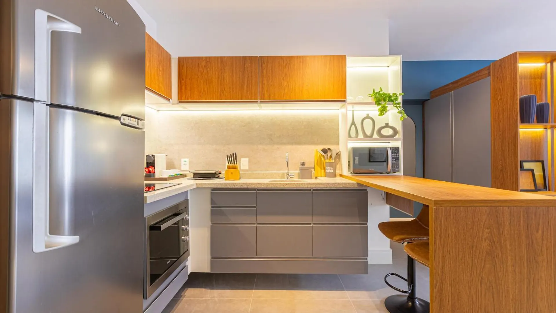 Easy Star - Studio Moderno C/Vaga No Campo Belo - Ah01I Sao Paulo Apartment